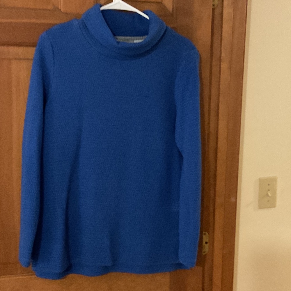 Talbots blue tunic top size M